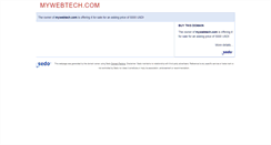 Desktop Screenshot of mywebtech.com